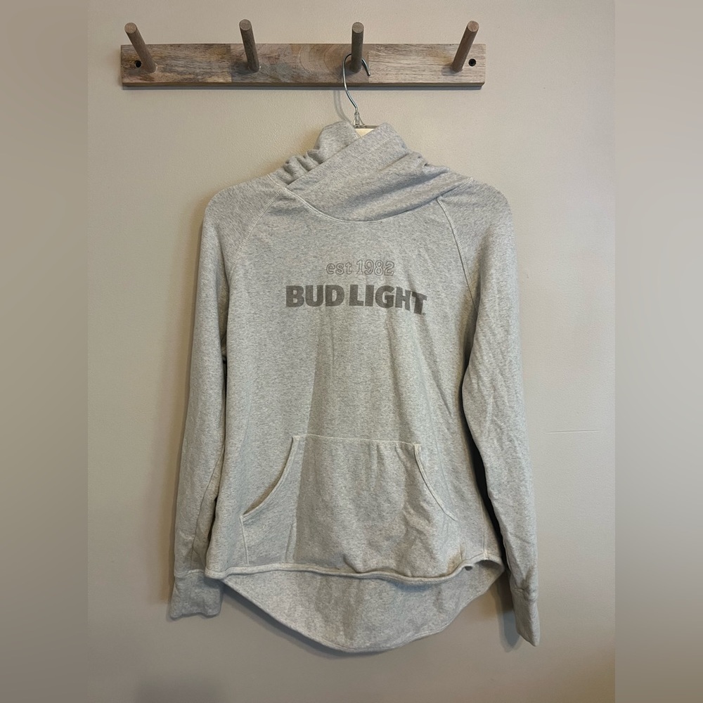 Women’s gray Bud Light hoodie